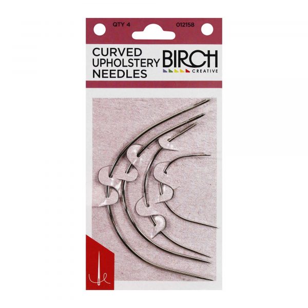 Birch Curved Upholstery Needles 4 pcs